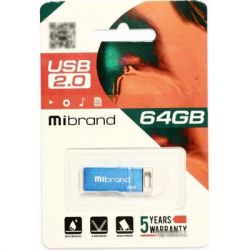 USB Flash Drive 64Gb Mibrand hameleon Blue (MI2.0/CH64U6U) -  2