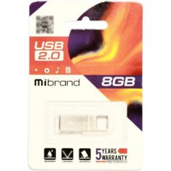 USB Flash Drive 8Gb Mibrand hameleon Silver (MI2.0/CH8U6S) -  2