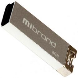USB Flash Drive 8Gb Mibrand hameleon Silver (MI2.0/CH8U6S) -  1