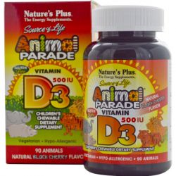  Natures Plus  D3  ,   , Animal Parade, 90 (NAP-29950)