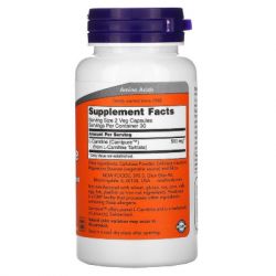 ³ Now Foods L-, 250 , L-Carnitine, 60   (NF0062) -  2