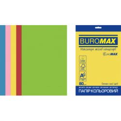  Buromax 4, 80g, INTENSIVE, 5colors, 50sh, EUROMAX (BM.2721350E-99)