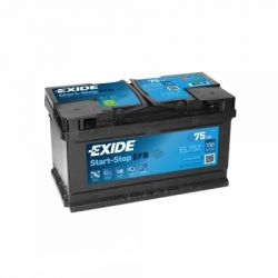   EXIDE START-STOP EFB 75Ah  (-/+) (730EN) (315*175*175) (EL752)