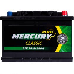   MERCURY battery CLASSIC Plus 75Ah (P47296) -  2