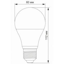  TITANUM LED A60e 10W E27 3000K (VL-A60e-10273) -  2