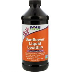  Now Foods  , Sunflower Liquid Lecithin, 473 . (NOW-02372)