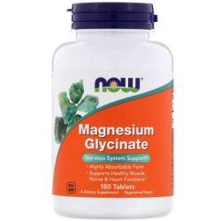  Now Foods  , Magnesium Glycinate, 180  (NOW-01289)