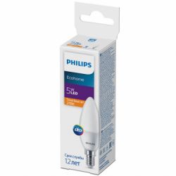  Philips EcohomeLEDCandle 5W 500lm E14 827B35NDFR (929002968437) -  2