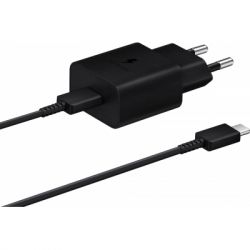   Samsung 15W Power Adapter (w C to C Cable) Black (EP-T1510XBEGRU) -  2