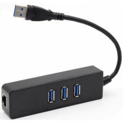  Dynamode USB 3.0 Type-A - RJ45 Gigabit Lan, 3*USB 3.0 (USB3.0-Type-A-RJ45-HUB3) -  2