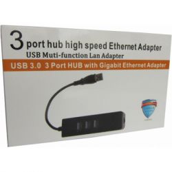  Dynamode USB 3.0 Type-A - RJ45 Gigabit Lan, 3*USB 3.0 (USB3.0-Type-A-RJ45-HUB3) -  4