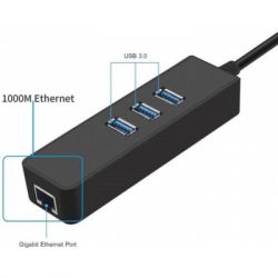  Dynamode USB 3.0 Type-A - RJ45 Gigabit Lan, 3*USB 3.0 (USB3.0-Type-A-RJ45-HUB3) -  6