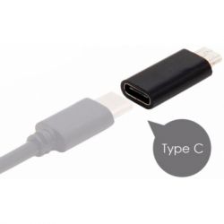  Lapara Micro USB  USB 3.1 Type-C Female black (LA-MaleMicroUSB-TypeC-Female black) -  2