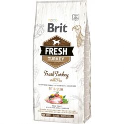     Brit Fresh Turkey/Pea Light Fit and Slim Adult 12  (8595602530793)