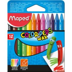   Maped Color Peps Wax Crayons  12  (MP.861011)