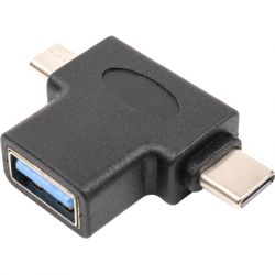  USB 3.0 Type-C, microUSB (M) to USB 3.0 OTG AF PowerPlant (CA913121)