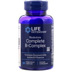 Вітамін Life Extension Комплекс Вітамінів Групи В, BioActive Complete B-Complex, (LEX-19456)