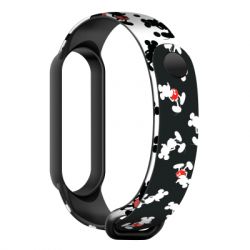     Armorstandart Cartoon  Xiaomi Mi Band 7/6/5 Mickey Siluet Black (ARM59256)