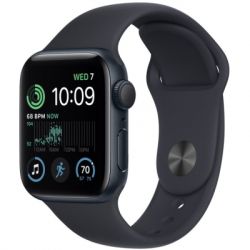 - Apple Watch SE 2022 GPS 40mm Midnight Aluminium Case with Midnight Sport Band - Regular (MNJT3UL/A) -  2