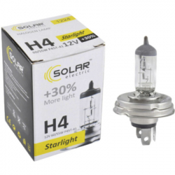  SOLAR H4 12V 60/55W P45t-41 Starlight+30 (1224)