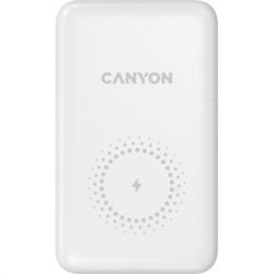   Canyon PB-1001 10000mAh, PD/18W, QC/3.0 +10W Magnet wireless charger, white (CNS-CPB1001W) -  2