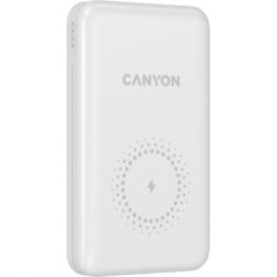   Canyon PB-1001 10000mAh, PD/18W, QC/3.0 +10W Magnet wireless charger, white (CNS-CPB1001W) -  3