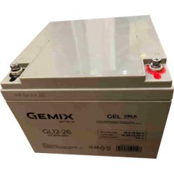    Gemix GL 12V 26Ah (GL12-26 gel)