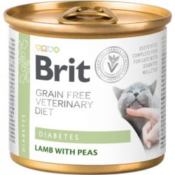    Brit GF VetDiets Cat Cans Diabetes     200  (8595602549832)