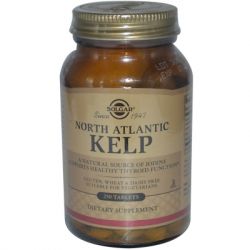 Трави Solgar Ламінарія, Водорості Північноатлантичні, North Atlantic Kelp, (SOL01500)