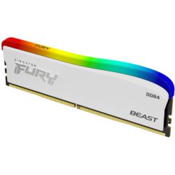     DDR4 16GB 3600 MHz Beast White RGB SE Kingston Fury (ex.HyperX) (KF436C18BWA/16) -  3