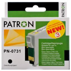  Patron Epson T0731/T1031/T1051 13 , Black (PN-0731) -  1