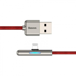   USB 3.1 AM to Lightning 2.0m CAL7C 1.5A 90 Red Baseus (CAL7C-B09) -  3