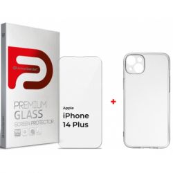     Armorstandart Apple iPhone 14 Plus (Clear glass + Air Series Case) (ARM66924)