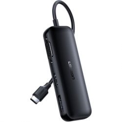  USB2.0 Type-C to VGA V1.2/HDMI V2.0b/DP V1.2a CM260 black Ugreen (60568)