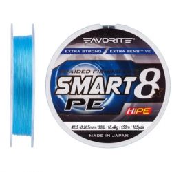  Favorite Smart PE 8x 150 2.5/0.265mm 30lb/16.4kg Sky Blue (1693.10.77) -  2