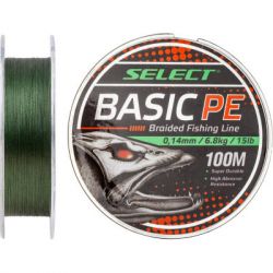  Select Basic PE 100m Dark Green 0.06mm 6lb/3kg (1870.27.58)