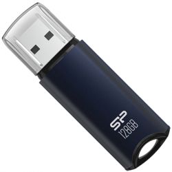 USB 3.2 Flash Drive 128 Gb SILICON POWER usb3.2 Marvel M02 Blue SP128GBUF3M02V1B -  1