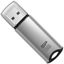 USB 3.2 Flash Drive 128 Gb SILICON POWER Marvel M02 Silver (SP128GBUF3M02V1S)