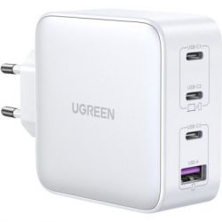   Ugreen Nexode USB-A+3*USB-C 100W GaN Te ch Fast White (CD226/15337)