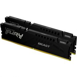     DDR5 64GB (2x32GB) 5200 MHz Beast Black Kingston Fury (ex.HyperX) (KF552C36BBEK2-64)