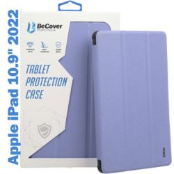    BeCover Tri Fold Soft TPU Silicone Apple iPad 10.9" 2022 Purple (708524)