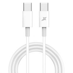   USB-C to USB-C 1.0m 20W CC-03W White Grand-X (CC-03W) -  2