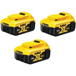    DeWALT 18  XR Li-lon 5Ah, 3 ., 1.94  (DCB184P3) -  1