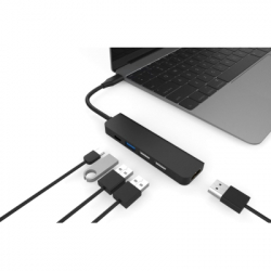  XoKo AC-405 Type-C to HDMI+USB 3.0+USB 2.0+Type-C (XK-AC-405) -  4