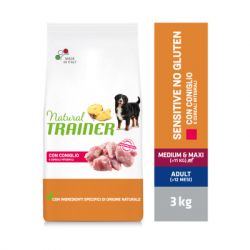     Trainer Natural Dog Sensitive gluten free with Rabbit 3  (8059149428192) -  2