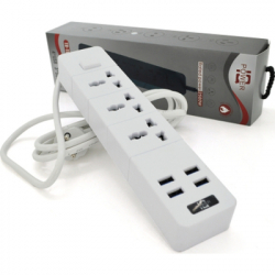    Voltronic T-08, 3, 4*USB White (-08-White) -  2