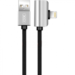   NB46 2in1 USB - Lightning + Lightning Audio 2.4 1.0m Silver XoKo (XO-NB46)