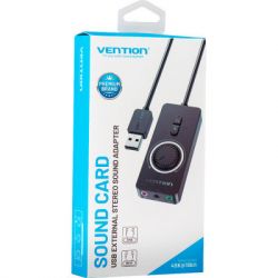     Vention Audio USB 33,5mm jack 0.15m Volume Control (CDRBB) -  2