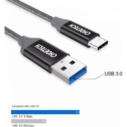   USB 3.0 AM to Type-C 1.0m 2.4A Choetech (AC0007) -  2