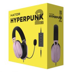  HATOR Hyperpunk 2 USB 7.1 Black/Lilac (HTA-849) -  6